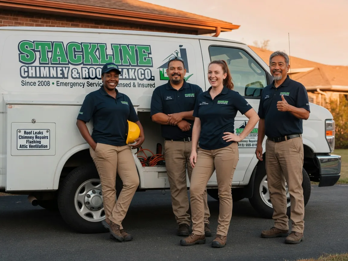 Chimney flashing repair company in Forest River, ND